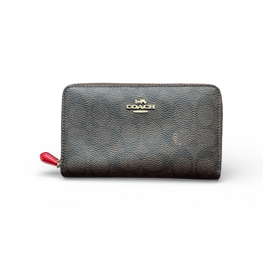 COACH *NWT* Wallet CW781 Walnut Red